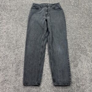 Levis Jeans Womens 29x30 Gray 80s Mom Jean Denim Medium Wash Preppy City Casual